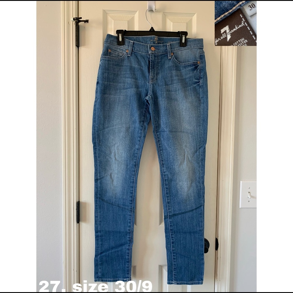 7 for all mankind skinny jeans